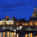 Blick von der Augustusbrücke Dresden