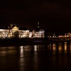 Blick von der Augustusbrücke in Dresden