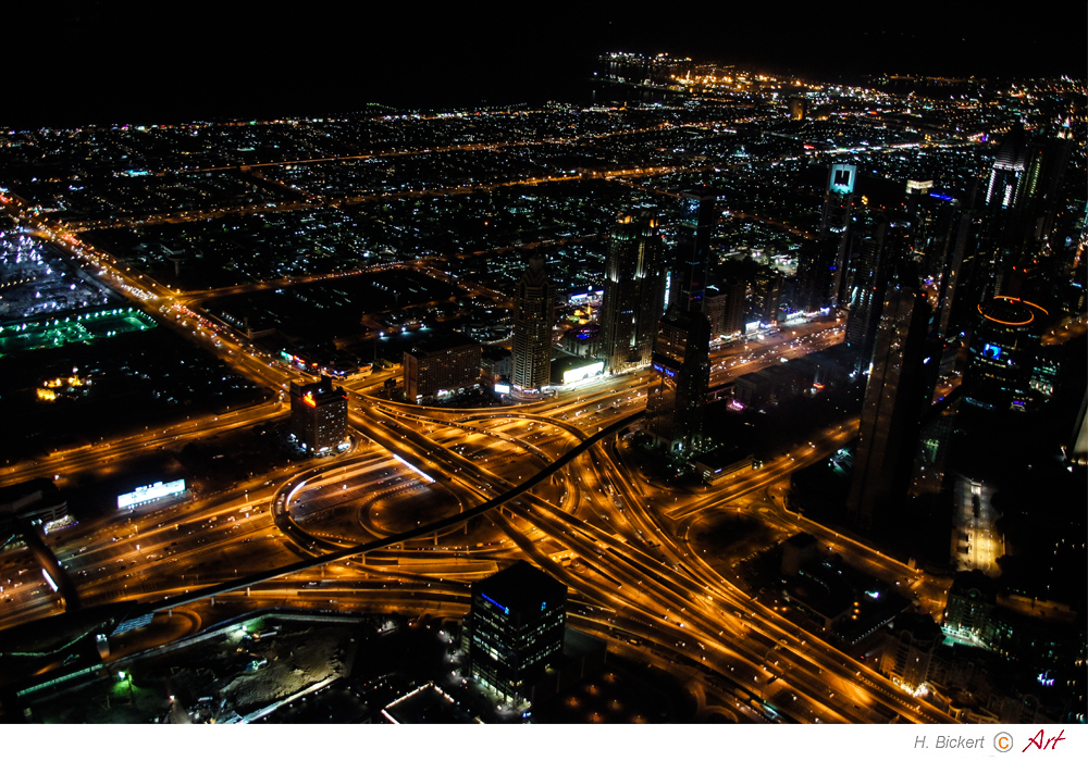 Blick von der Aussichtsplatform 440m Burj Khalifa 02