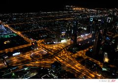 Blick von der Aussichtsplatform 440m Burj Khalifa 02