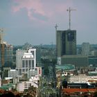 Blick von der Aussichtsplattform der Basilique auf das Zentrum