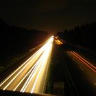 Blick von der B1 Brücke bei Nacht