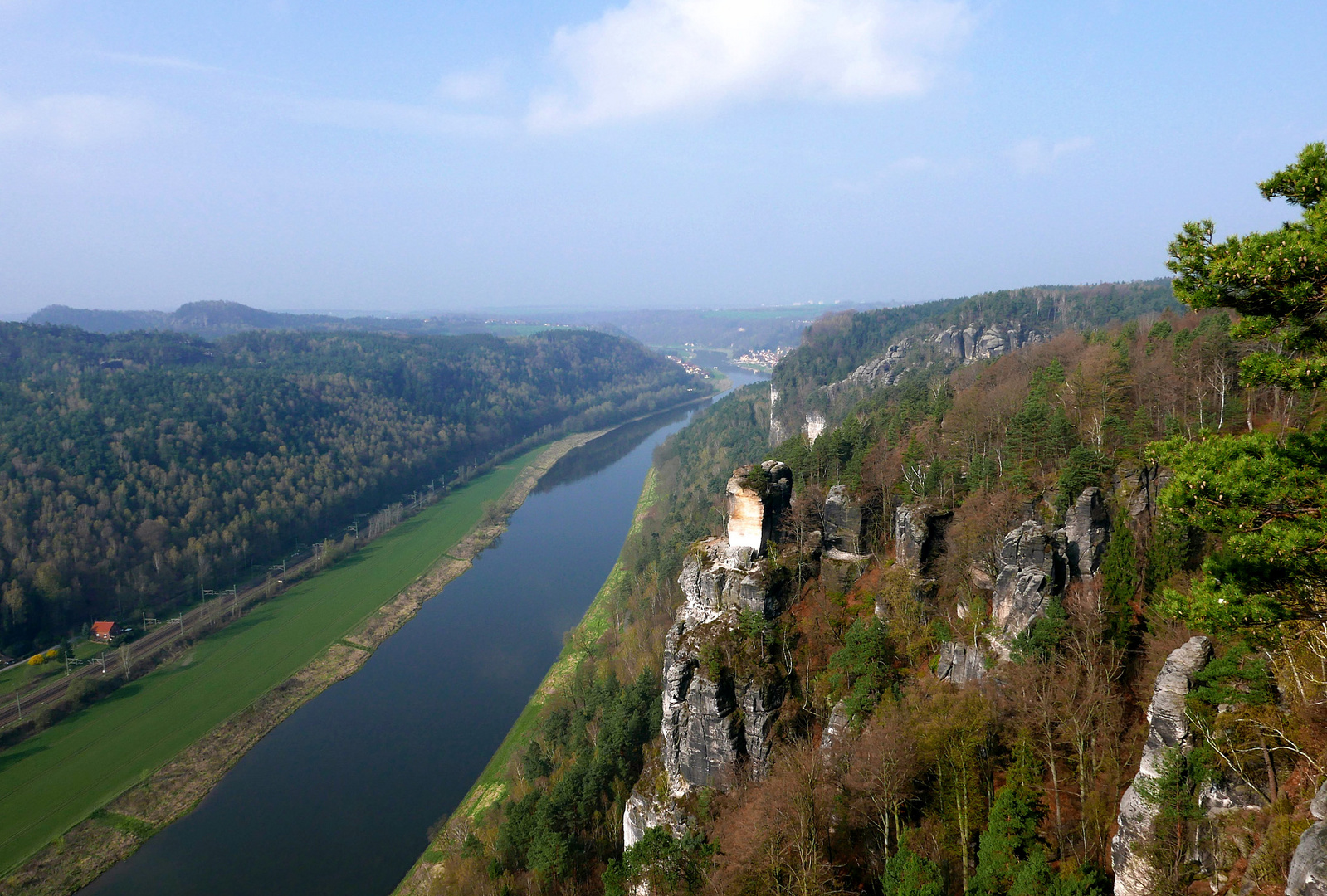 Blick von der Bastei...