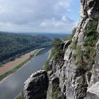 Blick von der Bastei auf die Elbe