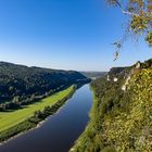 Blick von der Bastei auf die Elbe