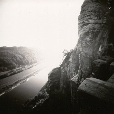 Blick von der Bastei auf die Elbe