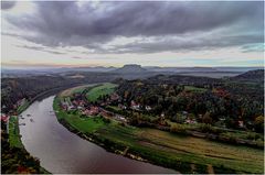 Blick von der Bastei, ...