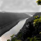 Blick von der Bastei im Elbsandsteingebirge