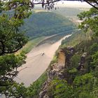 Blick von der Bastei in Rathen