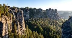 Blick von der Bastei nach Osten