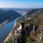 Blick von der Bastei Richtung Wehlen