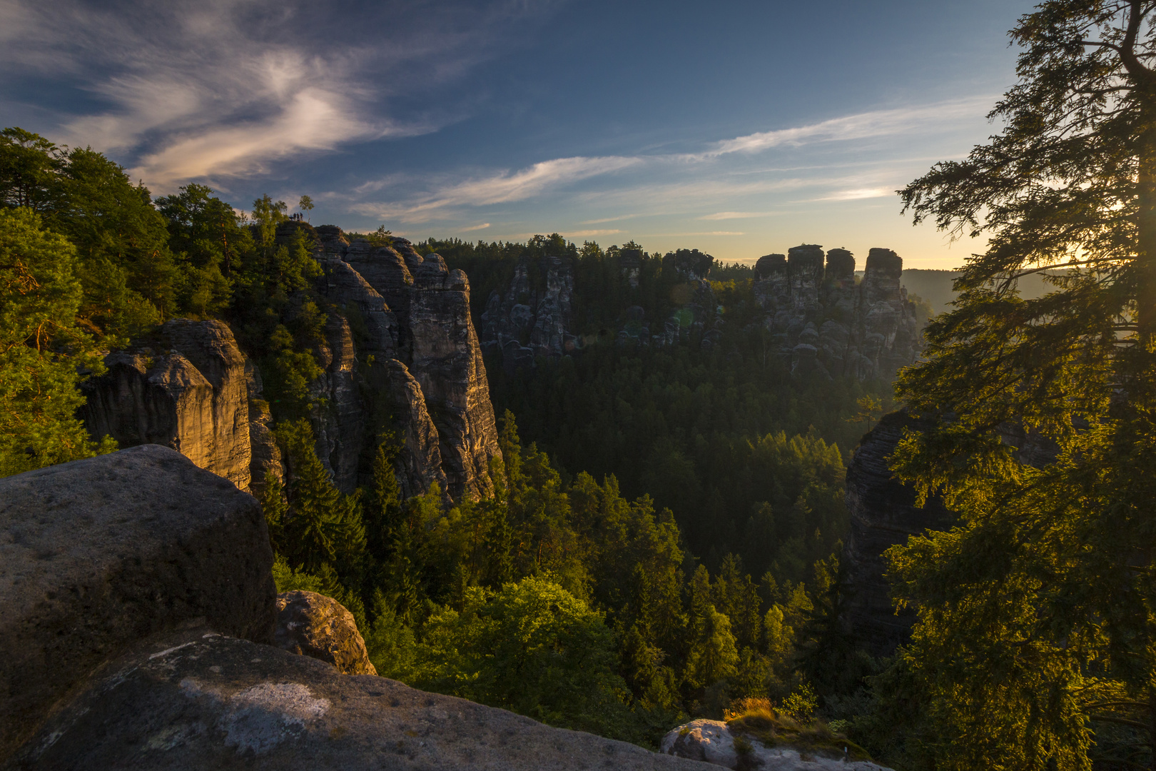 Blick von der Basteibrücke