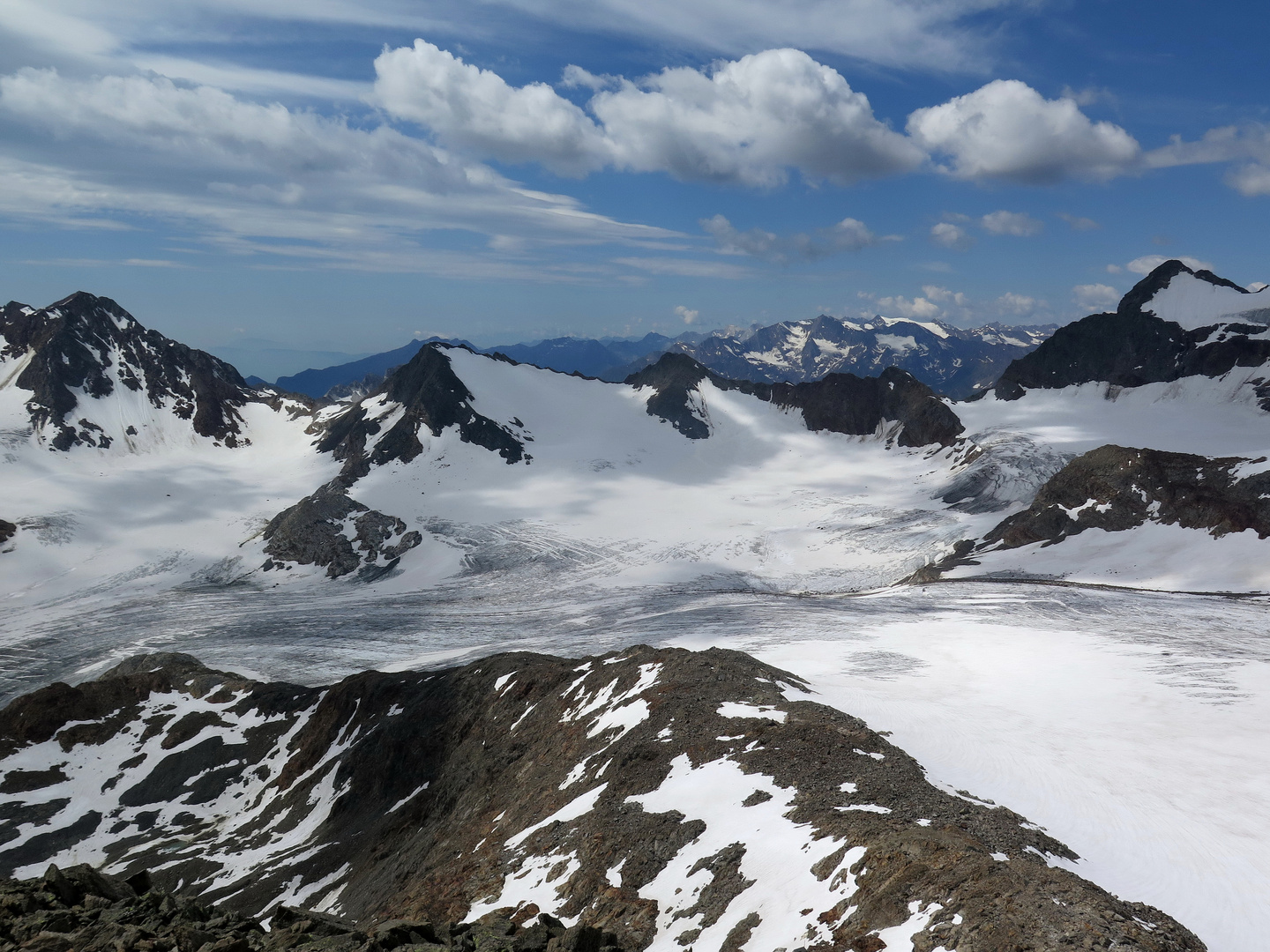 blick von der becherhütte