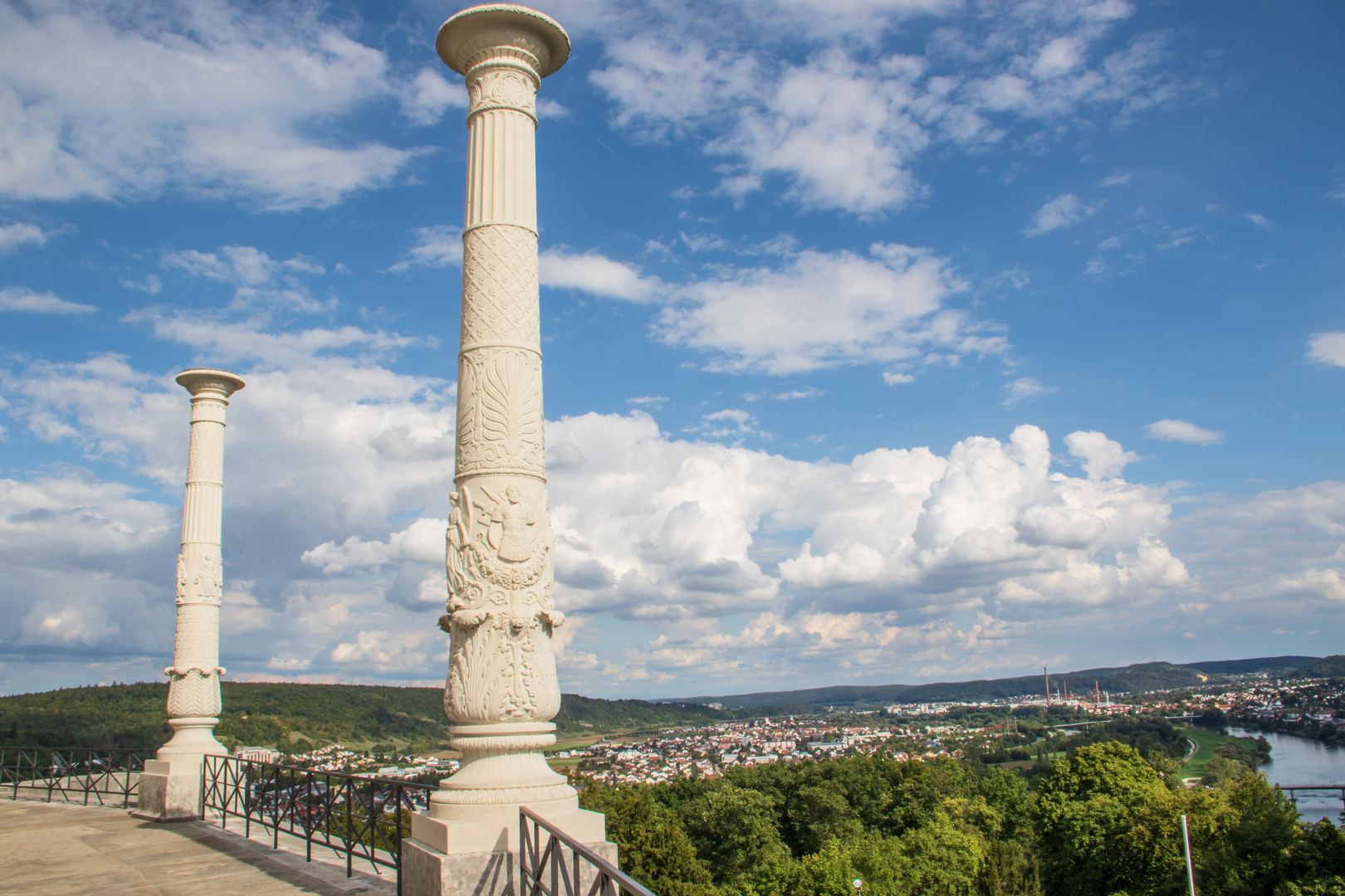 Blick von der Befreiungshalle Kelheim 