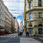 Blick von der Berggasse auf die Votivkirche