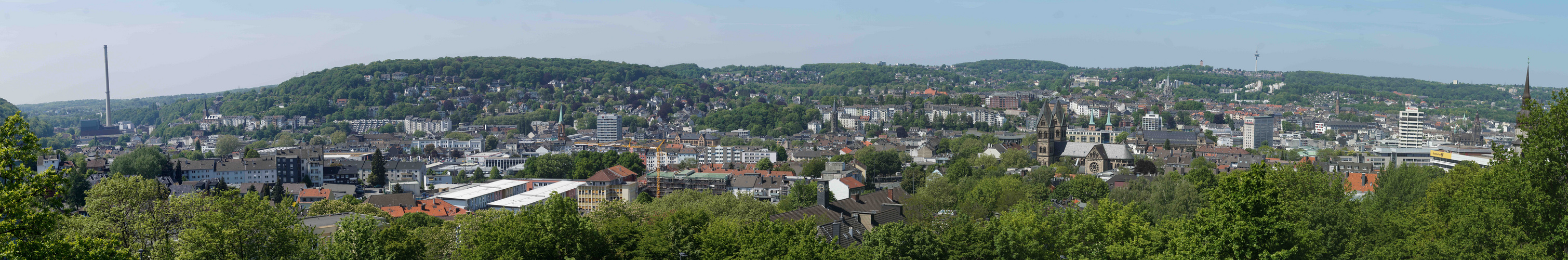 Blick von der Bergischen Uni