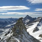 Blick von der Bergstation Hintertuxer Gletscherbahn.