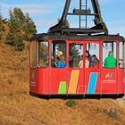 Blick von der Bergstation Walmendingerhornbahn (1.960 m) in Österreich 11 (Gondel)