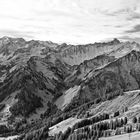 Blick von der Bergstation Walmendingerhornbahn (1.960 m) in Österreich 12