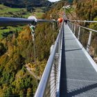 Blick von der Blackforestline Hängebrücke 