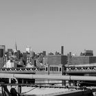 Blick von der Broklyn Bridge im September 2008