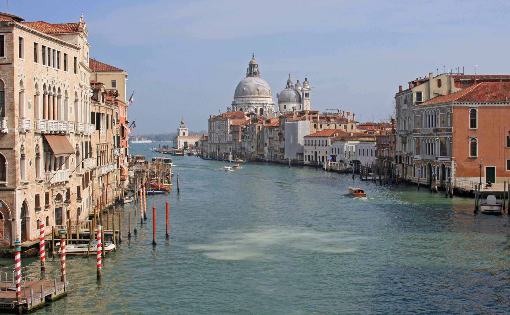 Blick von der Brücke Venedig