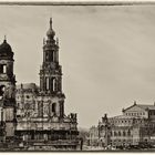 Blick von der Brühlschen Terasse in Dresden