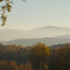 Blick von der Buchholzer Höhe zum Fichtelberg