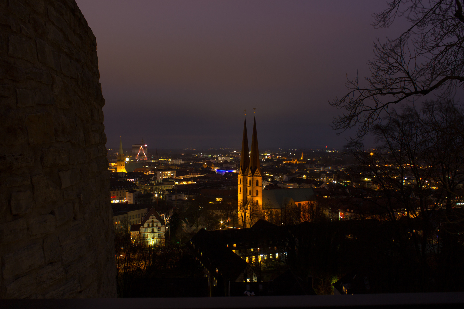 Blick von der Burg auf Bielefeld