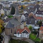 Blick von der Burg auf den Blankensteiner Ortskern