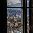 Blick von der Burg auf die Stadt in Esslingen