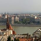 Blick von der Burg auf Pest