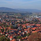 Blick von der Burg auf Wernigerode