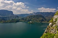 Blick von der Burg Bled