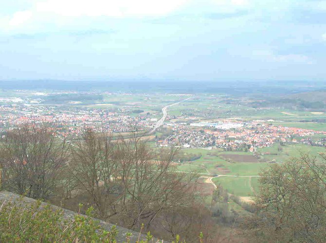 Blick von der Burg Hohenzollern