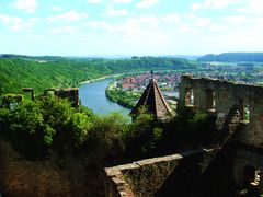 Blick von der Burg Hornberg