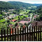 Blick von der Burg ins Tal