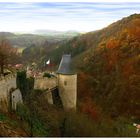 Blick von der Burg Karlstein (Böhmen)