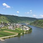 Blick von der Burg Metternich in Beilstein/Mosel