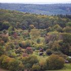 Blick von der Burg Ravensburg im Herbst