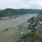 Blick von der Burg Rheinfels.