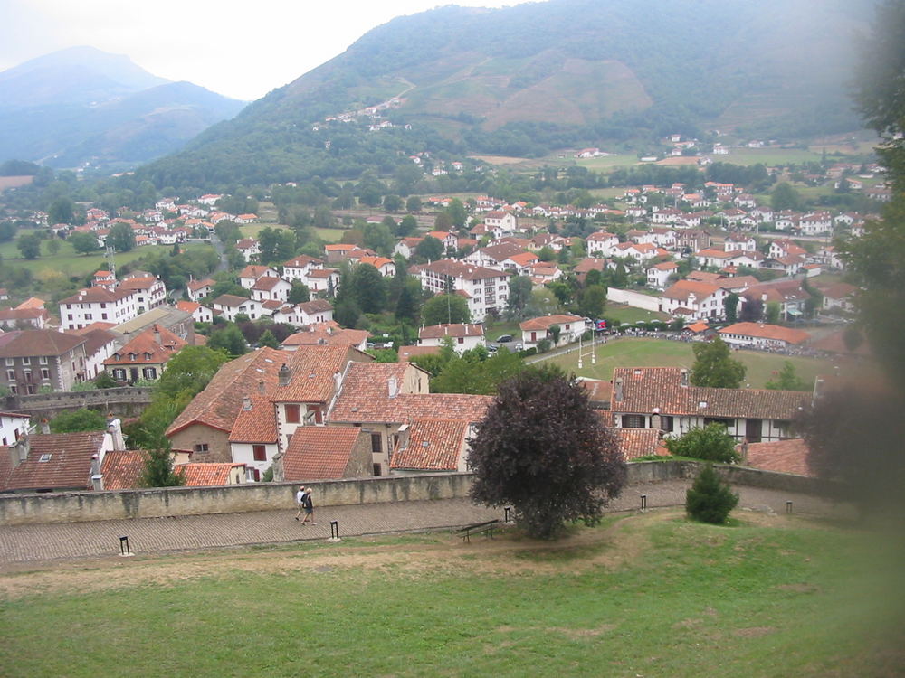 Blick von der Burg runter