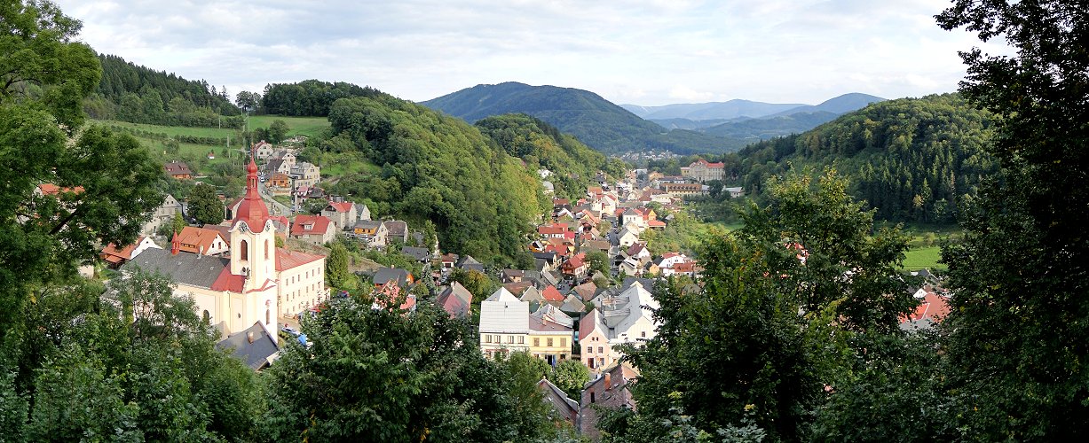 Blick von der Burg Stramberk