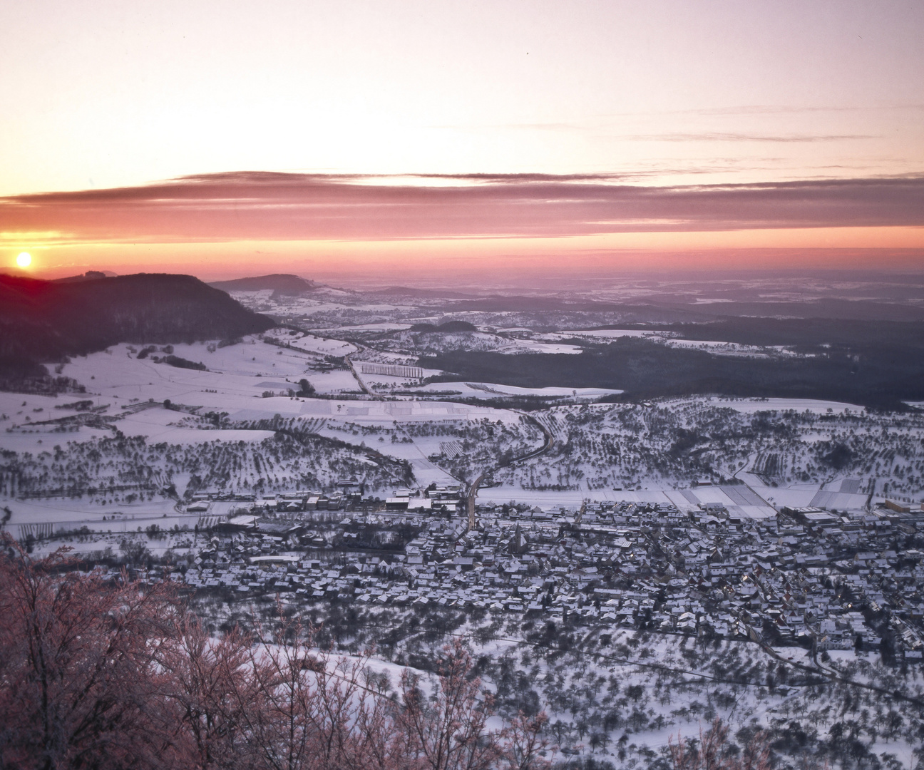 Blick von der Burg Teck