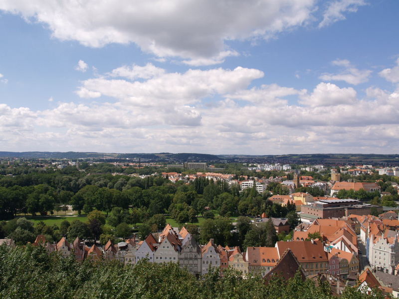 Blick von der Burg Trausnitz