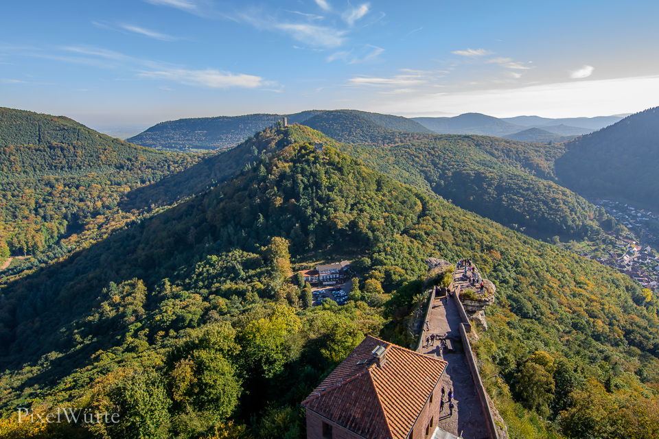 Blick von der Burg Trifels