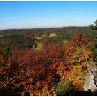 Blick von der Burgruine Leienfels