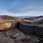 Blick von der Burgruine Reußenstein...