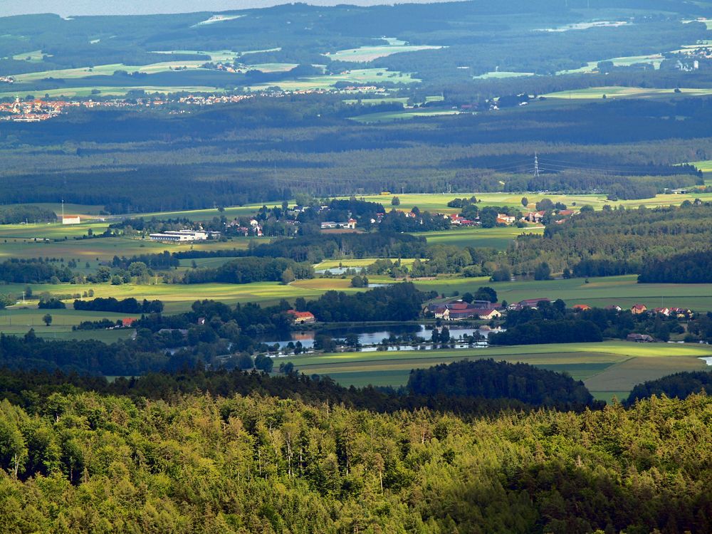 Blick von der Burgruine Weißenstein 