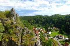 Blick von der Burgruine Wolfsberg